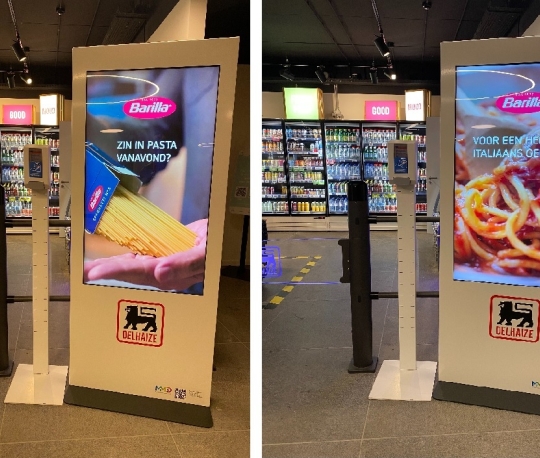 Digital OOH - Barilla Blue Box